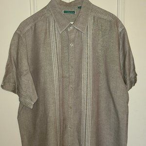 Cubavera XL Shirt - Brown - Linen